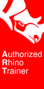 Authorized Rhino Trainer badge, McNeel