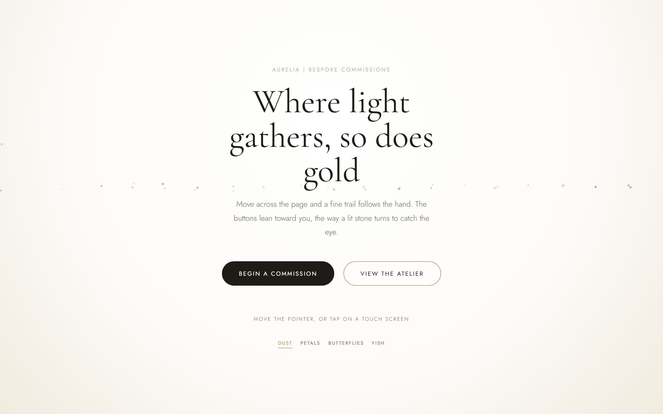 Gold Dust Cursor screenshot