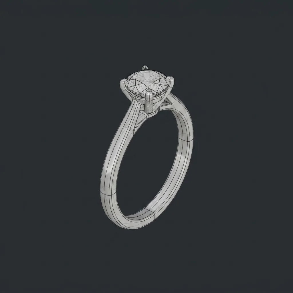 Rhino CAD model of the ring
